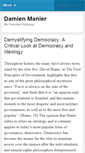 Mobile Screenshot of damienmanier.com